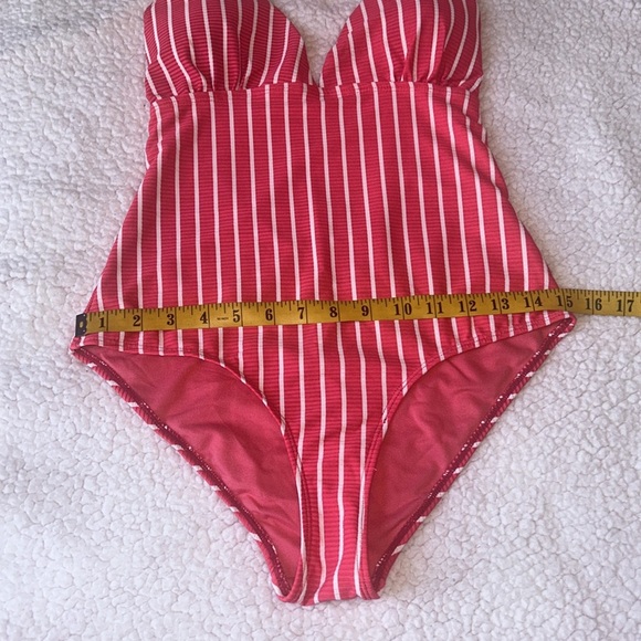 Classic Nautical Red and White One Piece Swimsuit - Picture 11 of 12